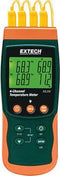 Extech SDL200 - temperatuurmeter - 4 kanalen - datalogger - data op SD kaart in excel formaat - (-199 Tot +1700°C) - Sensortype K,J,T,E,R,S,Pt100