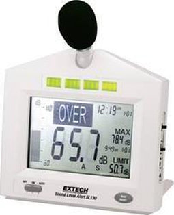 Extech SL130W - decibelmeter - 30 tot 130 dB - LED alarm