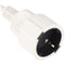Extension cable 10 meters Schuko 16A, 230V AC white