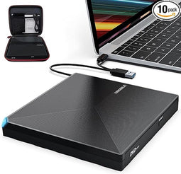 Extern CD-DVD-Station - USB 3.0 en Type-C - Hoge Snelheid