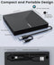 Extern CD-DVD-Station - USB 3.0 en Type-C - Hoge Snelheid