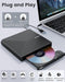 Extern CD-DVD-Station - USB 3.0 en Type-C - Hoge Snelheid