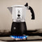 Bialetti Brikka (r)Evolution - Percolator - 2 kops - Siliconen membraan - Zwart/ Aluminium