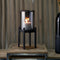 Riviera Maison Windlichten voor Binnen - Lincoln Hurricane On Stand - Zwart - 1 Stuks