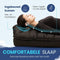 FLOAT Nomadic - 1 Persoons slaapmatje - Voetpomp 3D-golfdemping - Zwart