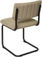 Feel Furniture - Luxe stoel - Ribbon - Taupe - 2 stuks