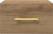 vidaXL - Nachtkasten - 2 - stuks - Wandgemonteerd - Artisan - Eiken - 35x35x20 - cm