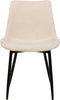 Set van 2 eetkamerstoelen AVILLA Bouclé Beige