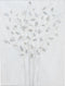 J-Line schilderij Takken - canvas/hout - wit/zilver