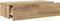 vidaXL - Wandschap - met - lades - 60x26,5x15 - cm - bewerkt - hout - artisanaal - eiken