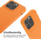 iMoshion Hoesje Geschikt voor iPhone 14 Pro Hoesje Met Koord - iMoshion Siliconen hoesje met koord - Oranje