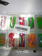 EXXO #20162 - Extra Lichtbak Letter Set - met 104 Letters gesorteerd - Gekleurd