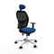 Piqueras y Crespo 1D086N1 - Bureaustoel - Hoogteverstelbaar - Blauw
