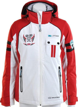 Exxtasy Bennet - Sportjas - Dames - Maat 36 - Rood/wit/zwart