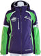Exxtasy Brookside - Sportjas - Dames - Maat 36 - Paars;Groen;Wit