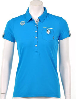 Exxtasy - Norris - Dames Polo - 40 - Blauw