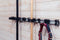 Toolflex Bezemhouder - Tuingereedschap Ophangsysteem - Aluminium rail 94 cm - 5 houders - Zwart