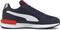Puma Graviton JR - Lage sneakers - SoftFoam+ inlegzool - Peacoat-Puma White-High Risk Red - Maat 36
