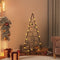 vidaXL - Kerstdecoratie - kerstboom - 125 - cm - metaal - zwart