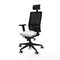 Bureaustoel met hoofdsteun Piqueras y Crespo 2D066G1 Wit