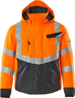 Mascot Safe Supreme - Winterjas - Ademend waterdicht - hi-vis oranje/donkermarine - 3XL