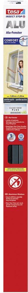 tesa ALU COMFORT 55194-00003-00 Vliegenhor (b x h) 1000 mm x 1200 mm Antraciet 1 stuk(s)