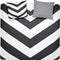 Damai Chevron - Dekbedovertrekset katoen 240 x 200/220 cm - Dubbelzijdig - Zwart (2 stuks)