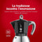 Bialetti Moka Induction - Percolator - Geschikt voor inductie - Zwart (4 kops)