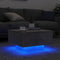 vidaXL - Salontafel - met - LED-verlichting - 55x55x31 - cm - betongrijs