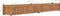vidaXL - Plantenbak - verhoogd - 200x30x25 - cm - massief - teakhout
