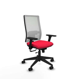 Piqueras y Crespo 3D066N0 - Bureaustoel - Verstelbare hoogte met armleuning - Rood