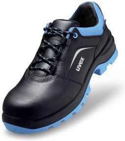 uvex 2 xenova® 9555843 Veiligheidsschoenen ESD S2 Schoenmaat (EU): 43 Zwart, Blauw 1 paar
