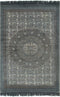 vidaXL - Kelim - vloerkleed - met - patroon - 120x180 - cm - katoen - grijs