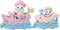 Sylvanian Families 5820 - Pretpark speelset - Inclusief 2 fluweelzachte speelfiguren (2 stuks)