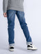 Petrol Industries - Jongens Russel Regular Tapered Fit Jeans Blackfoot - Blauw - Maat 140
