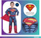 Superman Kostuum Jongens - Classic - Origineel Kostuum - Verkleedkleren Jongens - Maat 128