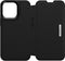 Otterbox Strada Series - Flip Cover - Echt leer - Zwart - iPhone 13 Pro (6.1
