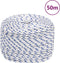 vidaXL - Boot - touw - 8 - mm - 50 - m - polypropyleen - wit