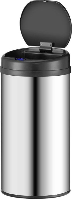 Automatische Prullenbak - Sensorprullenbak - 40 Liter - Zilver - Rond