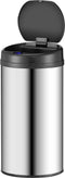 Automatische Prullenbak - Sensorprullenbak - 40 Liter - Zilver - Rond
