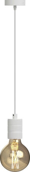 Calex Retro Pendel - Industrieel Hanglamp - E27 Fitting - Wit - 1.5 meter snoer