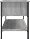 vidaXL - Tv-meubel - 100x35x45 - cm - bewerkt - hout - grijs - sonoma - eikenkleurig