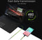 GREEN CELL GC Ray - USB-C kabel set - 3x 30cm 120cm 200cm met LED verlichting fast charging QC 3.0 - Zwart (3 stuks)
