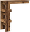 vidaXL - Bartafel - wandgemonteerd - 102x45x103,5 - cm - bewerkt - hout - oud - hout