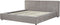 LINARDS - Bed - Grijs - 180 x 200 cm - Polyester