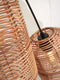 GOOD&MOJO Hanglamp Tanami - Rotan Zwart - 3L - Modern - Hanglampen Eetkamer, Slaapkamer, Woonkamer