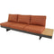 Barbados - Lounge-Set - 3-zits 245x71x70cm met ligfunctie - Aluminium antraciet