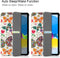Lunso - Geschikt voor iPad 10 (2022) - Tri-Fold Bookcase hoes - Vlinders