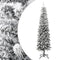 vidaXL - Kunstkerstboom - met - sneeuw - smal - 240 - cm - PVC - en - PE