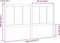 vidaXL - Hoofdbord - 145,5x4x100 - cm - massief - grenenhout